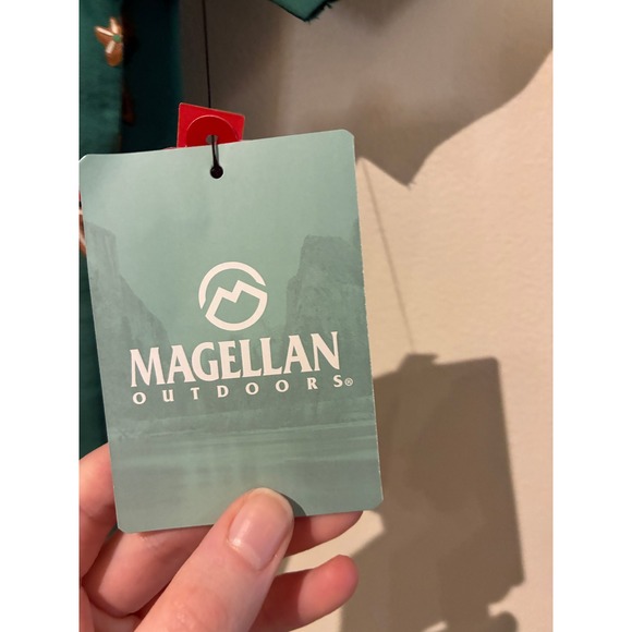 Magellan Outdoors Boys Holiday Cookies Fishing Shirt Shorts Set Green 2T NEW - Picture 4 of 7